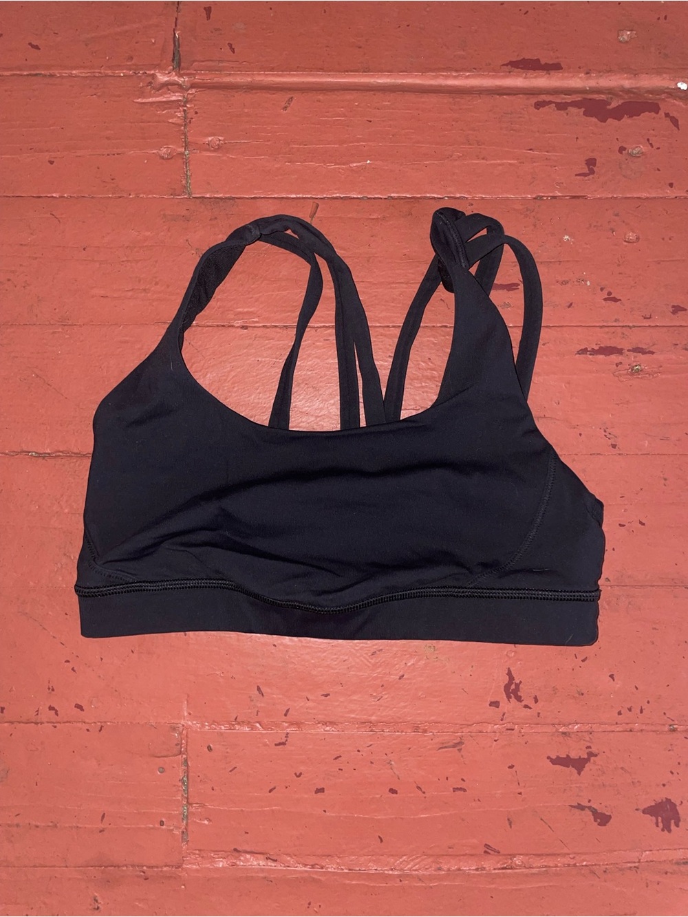 Lululemon Black Women's Strappy Sports Bra